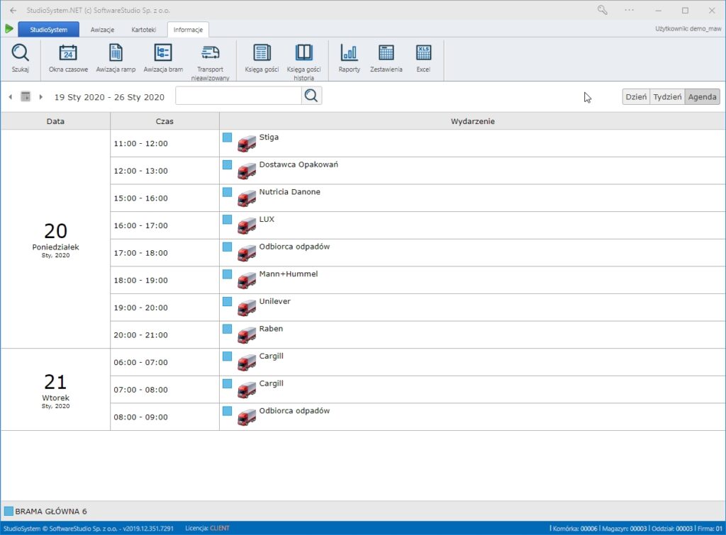 VSS.net time slot management