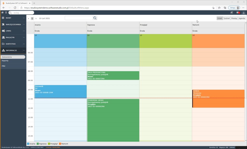 VSS.net time slot management