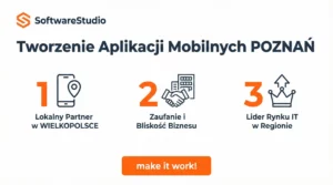 Tworzenie aplikacji mobilnych w Poznaniu przez SoftwareStudio - lokalny partner i lider rynku IT w Wielkopolsce.
