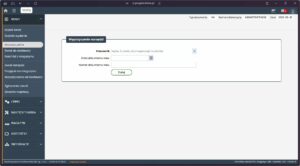 Formularz wstępny wypożyczenia narzędzi z polami dla pracownika i daty dokumentu