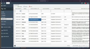 Tabela z listą badań UDT urządzeń technicznych i ich stanem technicznym