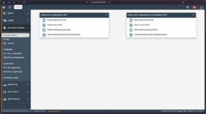 Panel z opcjami dokumentów wypożyczeń narzędzi i wypożyczeń od dostawców.