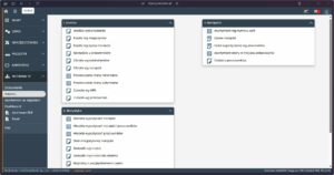 Panel raportów i analiz w module narzędziowni systemu Studio TCS.net prezentujący statystyki, analizy kosztów i zestawienia narzędzi.