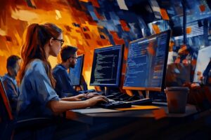 Asystent użytkownika programu szkoli pracowników i odpowiada kontekstowo na pytania